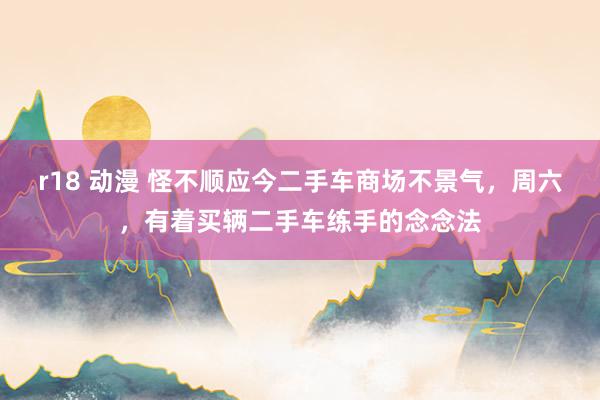 r18 动漫 怪不顺应今二手车商场不景气，周六，有着买辆二手车练手的念念法