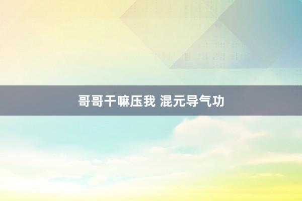 哥哥干嘛压我 混元导气功